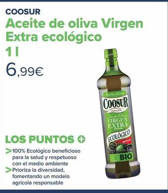 Carrefour Coosur aceite de oliva virgen extra ecológico oferta