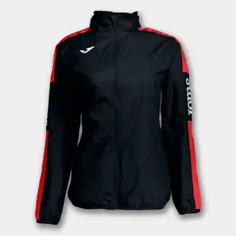 Joma Chubasquero mujer championship iv negro rojo oferta