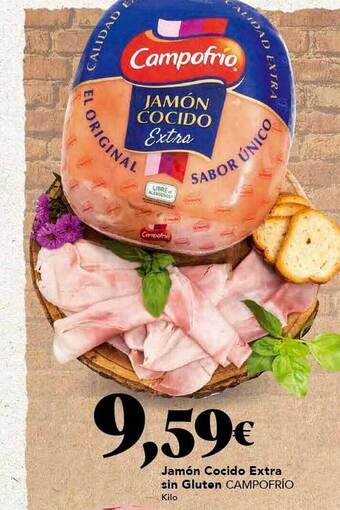 Gadis Jamón cocido extra sin gluten campofrío oferta