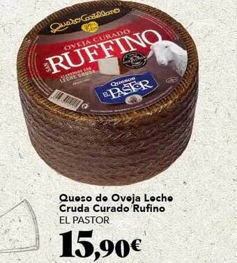 Gadis Queso de oveja leche cruda curado rufino el pastor oferta