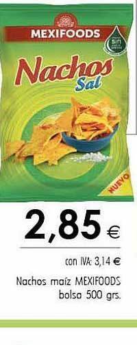 Cash Ifa Nachos maiz mexifoods oferta