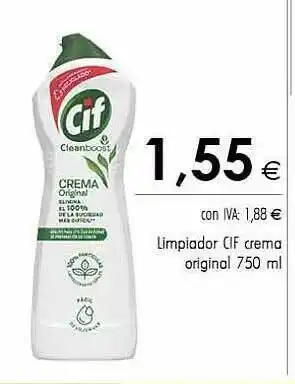 Cash Ifa Limpiador cif crema original oferta