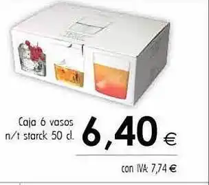 Cash Ifa Caja 6 vasos n t starck oferta
