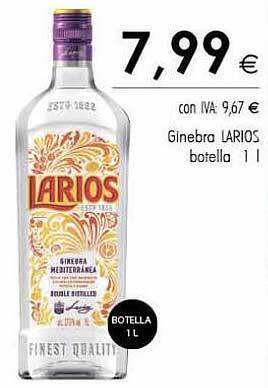 Cash Ifa Ginebra larios botella oferta
