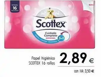 Cash Ifa Papel higiénico scottex 16 rollos oferta