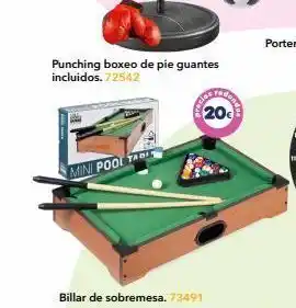 Tiendas MGI Punching boxeo de pie guantes incluidos. 72542 mini pool ta 20€ oferta