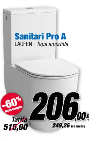 Ferrolan Sanitari Pro A Laufen Tapa amortida oferta