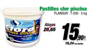 Ferrolan Pastilles clor piscina Plansur -T-200 - 5 kg oferta