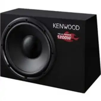 Norauto Cajón subwoofer kenwood ksc w1200b oferta