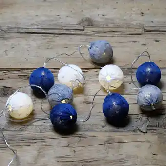 Gato Preto Iluminácion de navidad bola de lana 10 led oferta