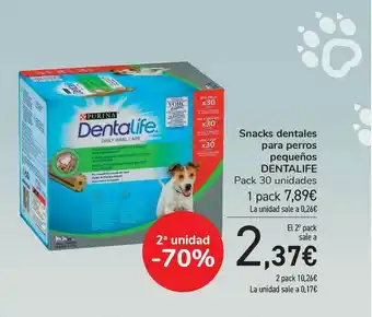 Carrefour Dentalife Snacks Dentales Para Perros Pequeñis oferta