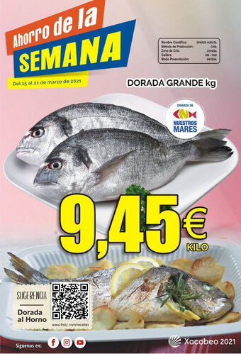 FROIZ Dorada Grande kg oferta