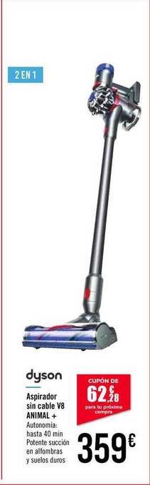Carrefour Dyson Aspirador Sin Cable V8 Animal + oferta