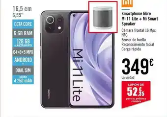 Carrefour Mi Smartphone Libre Mi 1 1 Lite + Mi Smart Speaker oferta