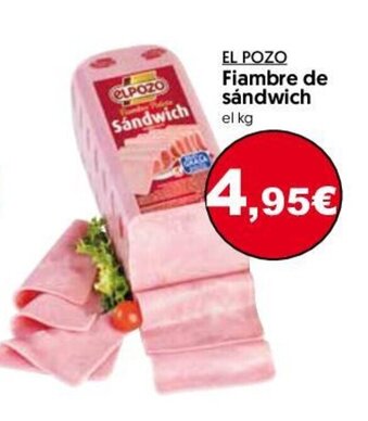 Hiper Usera El Pozo Fiambre de sándwich oferta
