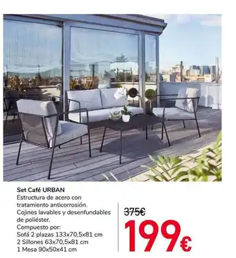 Carrefour Set Café Urban oferta