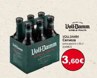 Hiper Usera Voll Damm Cerveza 25cl oferta