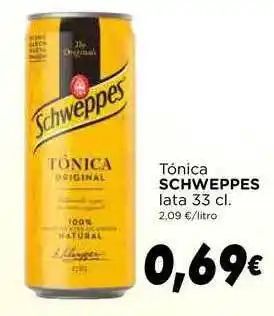 Supermercados Piedra Schweppes Tónica lata 33cl oferta