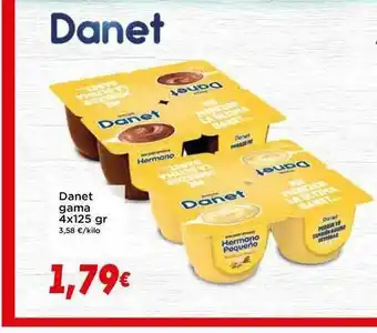 Supermercados Piedra Danet Gama 4x125gr oferta