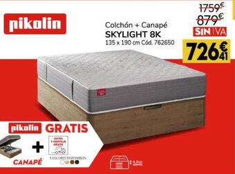 Conforama Colchón + Canapé Skylight 8K oferta