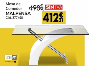 Conforama Mesa De Comedor Malpensa oferta