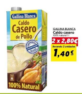 Hiper Usera Gallina Blanca Caldo casero 1l oferta