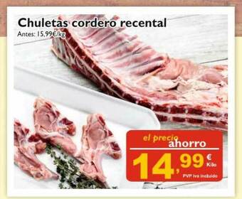 Supermercados La Despensa Chuletas Cordero Recental oferta