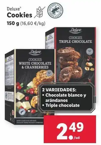 Lidl Cookies deluxe oferta