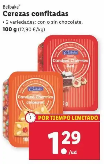 Lidl Cereza confitada belbake oferta