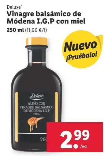 Lidl Vinagre deluxe oferta