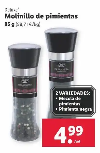 Lidl Pimienta deluxe oferta