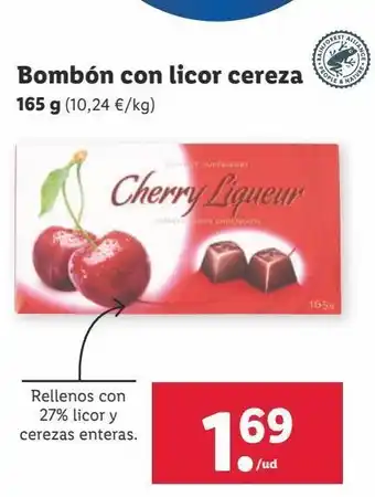Lidl Bombones de licor oferta