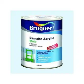 Bricolaje Soriano Esmalte acrilico mate bruguer - 1713 azul claro-750ml oferta