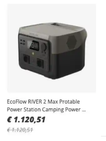 Ecoflow RIVER 2 max protable power station camping power