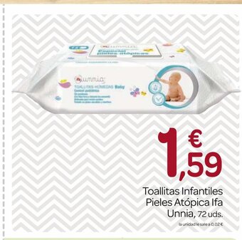 Supermercados El Jamón Toallitas Infantiles Pieles Atópica Ifa Unnia oferta
