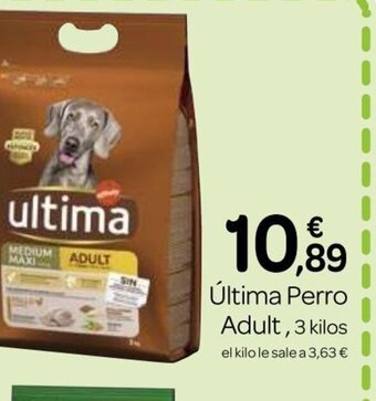 Supermercados El Jamón Ultima Perro Adult oferta