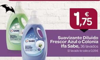 Supermercados El Jamón Suavizante Diluido Frescor Azul o Colonia Ifa Sabe oferta