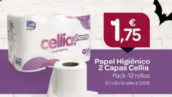 Supermercados El Jamón Papel Higiénico 2 Capas Cellia oferta