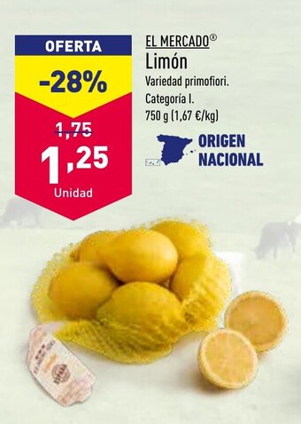 ALDI Limón oferta