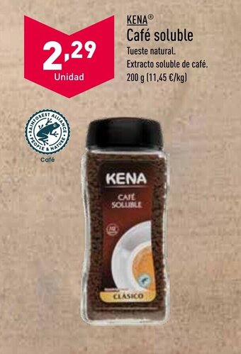 ALDI KENA café soluble oferta
