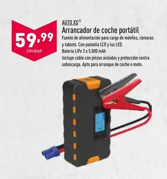 Arrancador de cohe portátil