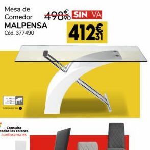 Conforama Mesa de comedor oferta