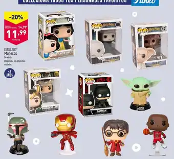 ALDI Muñecos funko pop oferta