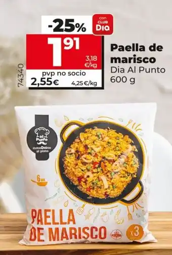 Dia Fresh Paella de Marisco oferta