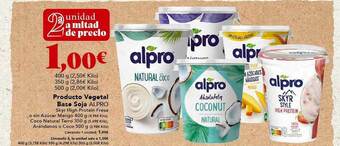 Gadis Producto vegetal base soja alpro oferta