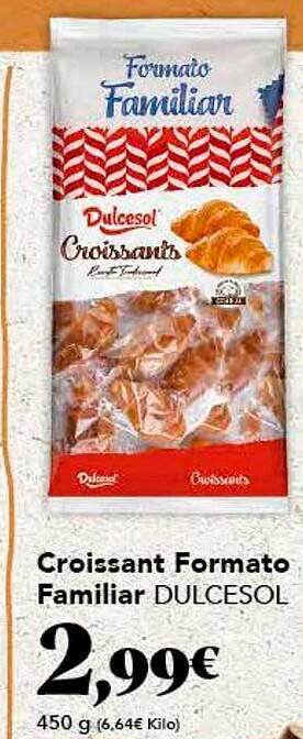 Gadis Croissant formato familiar dulcesol oferta