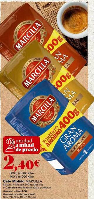 Gadis Café molido marcilla oferta