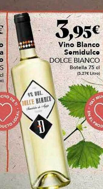 Gadis Vino blanco semidulce dolce bianco oferta