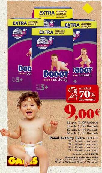 Gadis Pañal activity extra dodot oferta