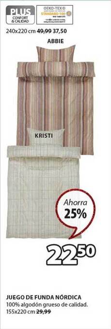 JYSK Juego de funda nórdica oferta